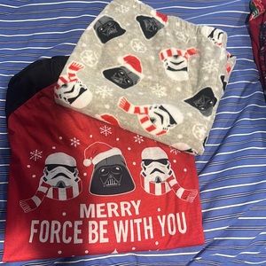 Men’s Star Wars Holiday Pajama Set XL